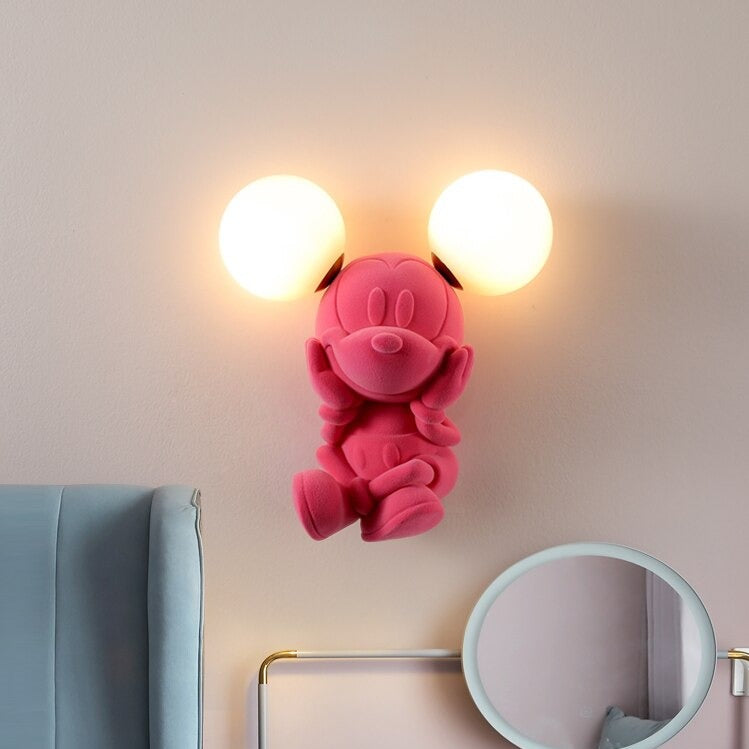Applique murale moderne LED pour enfant Mickey - vue 3 sur 7