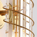 Applique murale design doré en cristal luxury