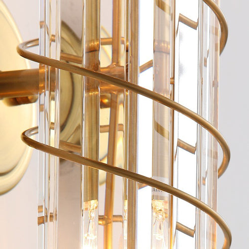 Applique murale design doré en cristal luxury - vue 5 sur 6
