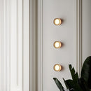 Applique murale design LED ronde en verre Indoor