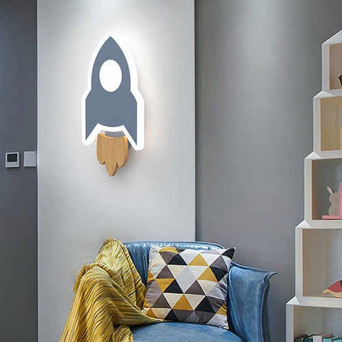 Applique murale LED avec vaisseau spatial pour enfant Bowie - vue 5 sur 7
