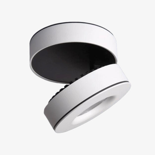 Spot moderne LED ronde et rotatif à 355° Manuel - vue 2 sur 5