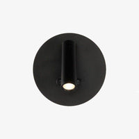 Applique murale à spot LED cylindrique orientable et interrupteur