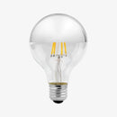 Ampoule E27 à LED G45 4W retro argenté