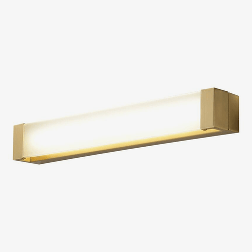 Applique murale à LED en métal doré pour miroir Luxury - vue 2 sur 8