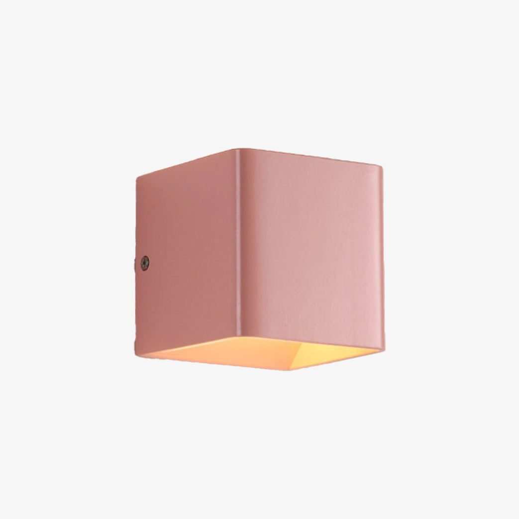 Applique murale cube coloré aux bords arrondis à LED - vue 5 sur 10