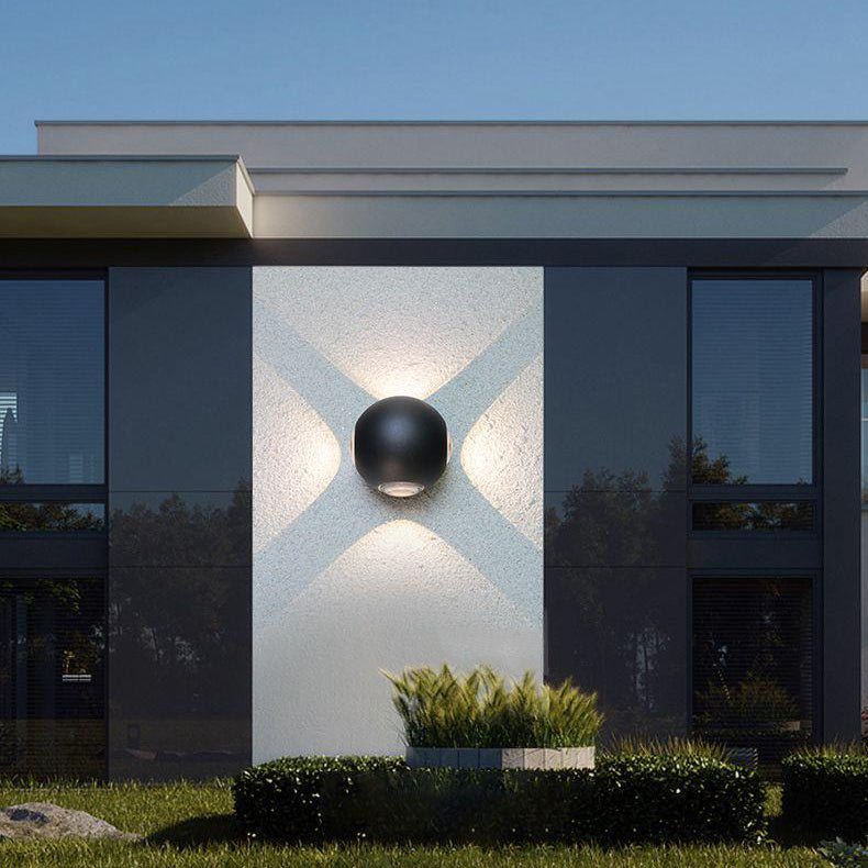 Applique murale design LED circulaire d'extérieur Sammyjo - vue 2 sur 8