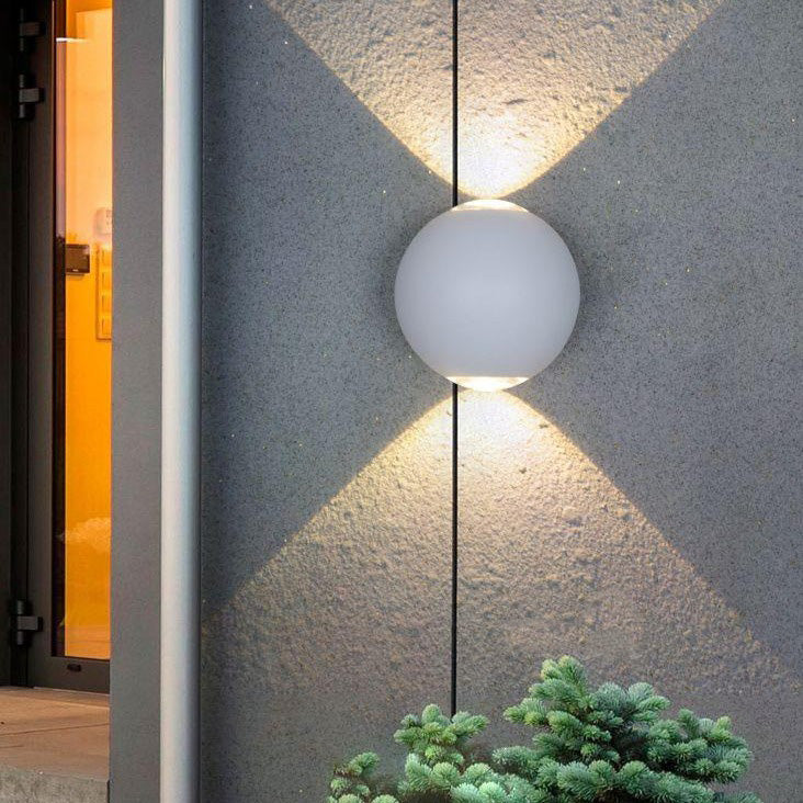 Applique murale design LED circulaire d'extérieur Sammyjo - vue 4 sur 8