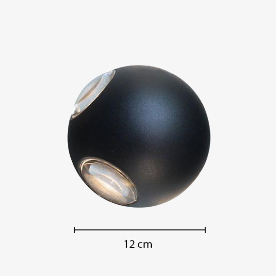 Applique murale design LED circulaire d'extérieur Sammyjo - vue 8 sur 8