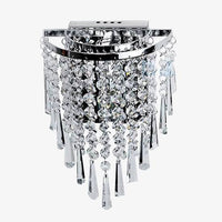 Applique murale LED moderne en cristal