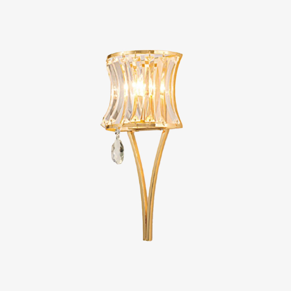 Applique murale moderne lampe torche en verre luxury Sandro - vue 6 sur 7