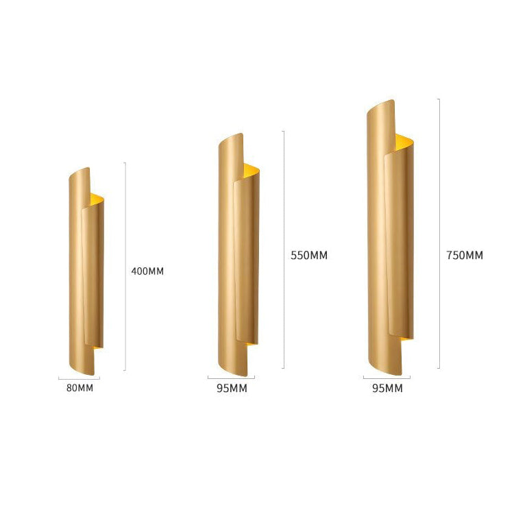 Applique murale moderne LED cylindrique et métallique Amaia - vue 9 sur 9