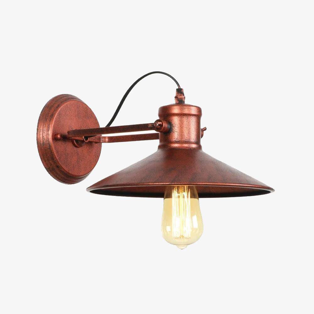Applique murale rétro LED en métal avec ampoule en verre style industriel Edison - vue 1 sur 7