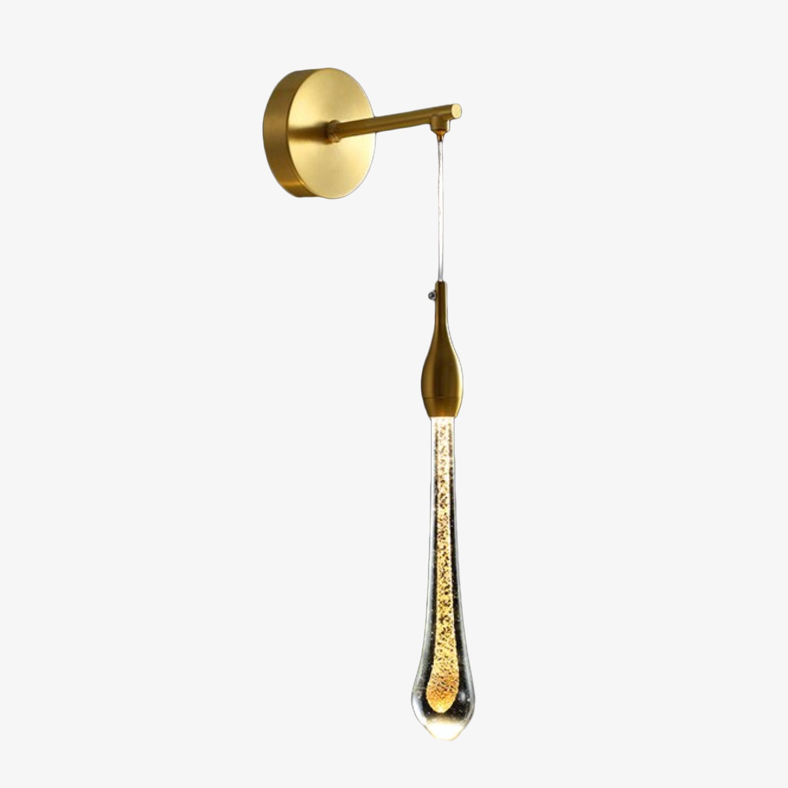 Applique murale moderne suspendue dorée luxury Gabriella - vue 7 sur 7