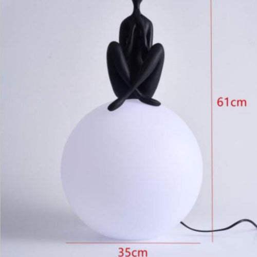 Lampe à poser LED style art déco avec silhouette Bloomie - vue 9 sur 8