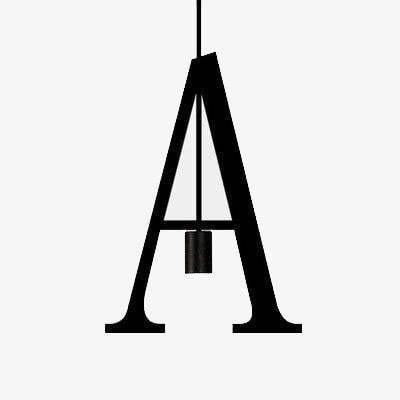 Suspension design LED avec Lettres en métal style Creative - vue 2 sur 28