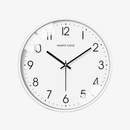 Horloge murale moderne ronde blanche Silent