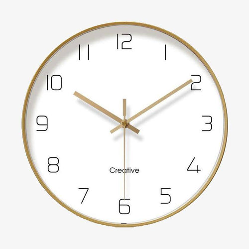Horloge murale ronde avec chiffres 30cm Paro - vue 8 sur 7