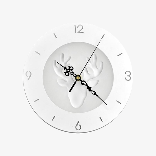 Horloge murale ronde style moderne aux motifs animaux 25cm - vue 2 sur 8