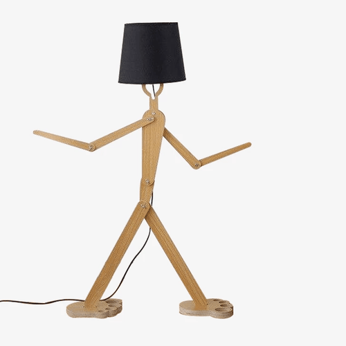 Lampadaire bonhomme moderne à LED - vue 2 sur 5