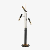 Lampadaire design LED tripes pied et lampes dirigeables Floor