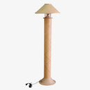 Lampadaire en bambou tressé Retro