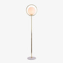 Lampadaire LED doré avec boule en verre Ball