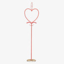 Lampadaire rose en forme de coeur Gift
