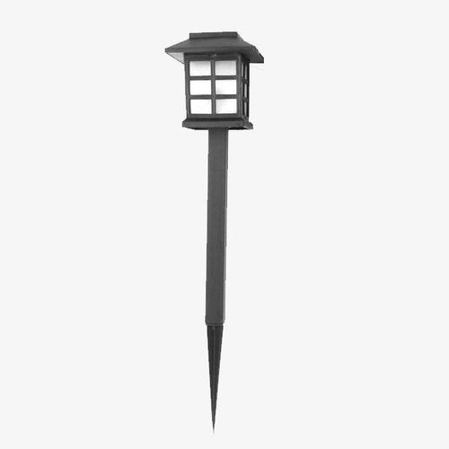Lampadaire lanterne extérieur LED solaire à piquer Boruit (seule ou par 4) - vue 2 sur 7