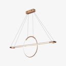 Lustre design LED avec anneau suspendu Nefta