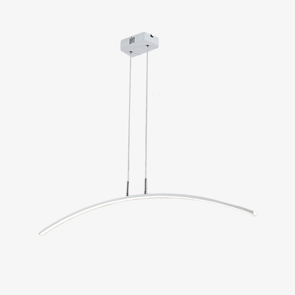 Lustre design moderne à LED arc de cercle - vue 4 sur 5