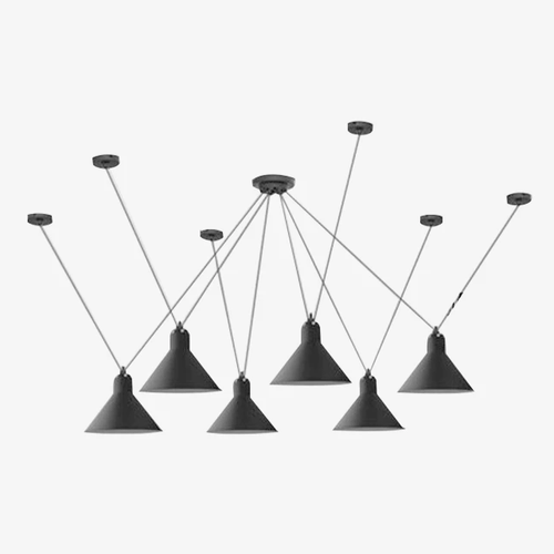 Lustre LED design avec plusieurs lampes suspendues Art - vue 2 sur 25