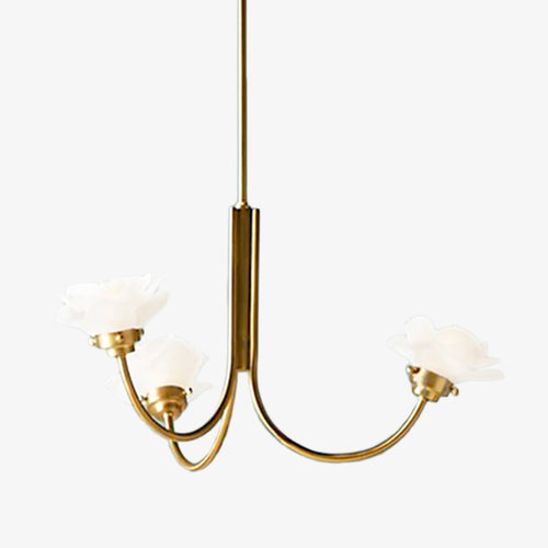 Lustre moderne avec ampoules en forme de rose Florenzia - vue 2 sur 5