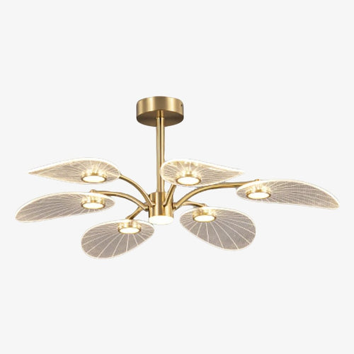 Lustre moderne LED en forme de pétale Akimera - vue 2 sur 7