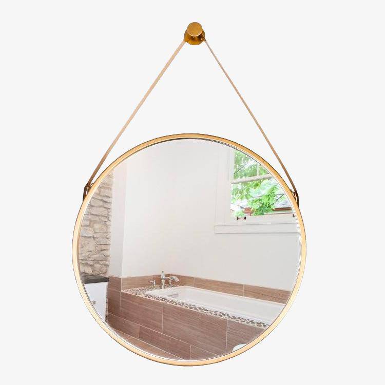 Miroir mural décoratif rond suspendu Personality - vue 3 sur 5