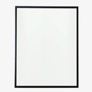 Miroir mural rectangulaire avec cadre noir fin Basin