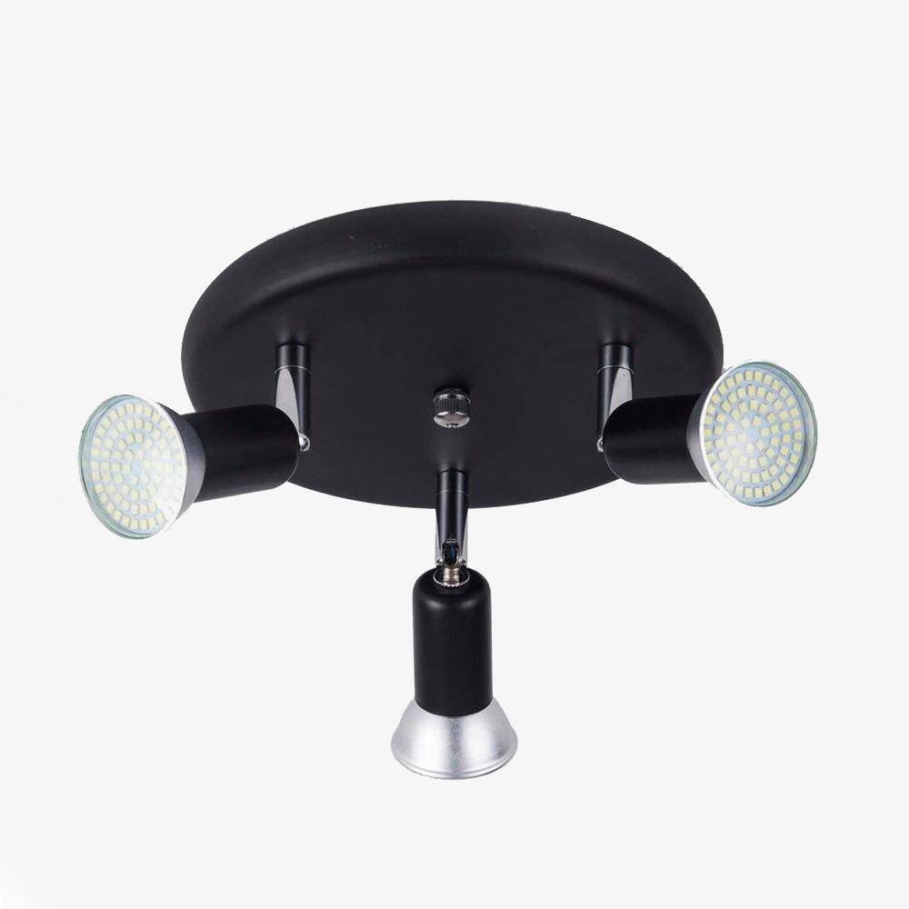 Plafonnier à spots LED noir Modern - vue 1 sur 3