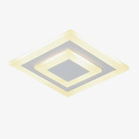 Plafonnier carré LED Dormitorio