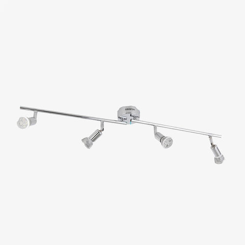 Plafonnier chromé barres à spots LED Spotlight - vue 2 sur 7
