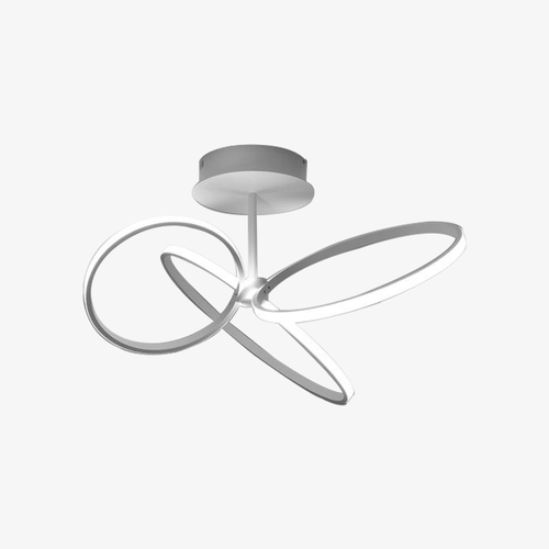 Plafonnier design à LED à cerceaux - vue 2 sur 6