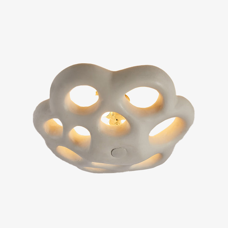 Plafonnier design LED ajouré en fleur Jolia