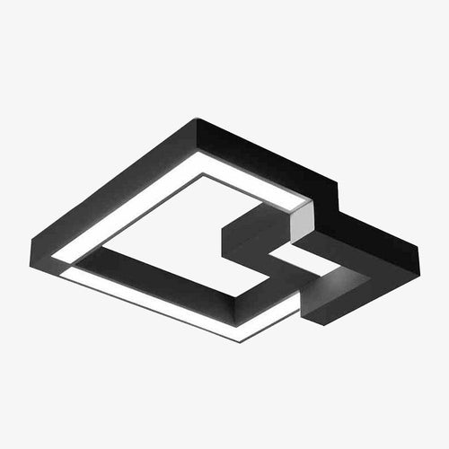 Plafonnier LED design 3D en métal - vue 2 sur 7