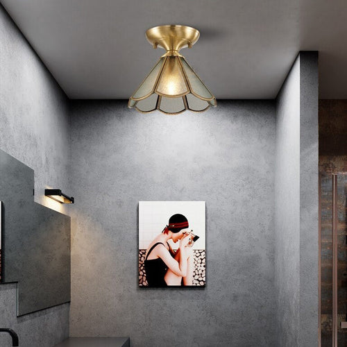 Plafonnier moderne conique style européen Alya - vue 3 sur 5