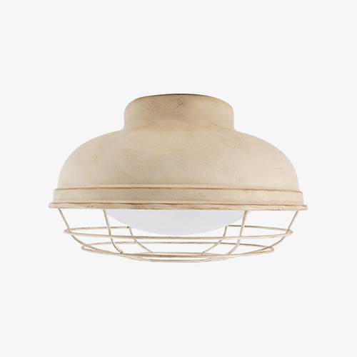 Plafonnier moderne LED avec cage en métal style Loft - vue 2 sur 7