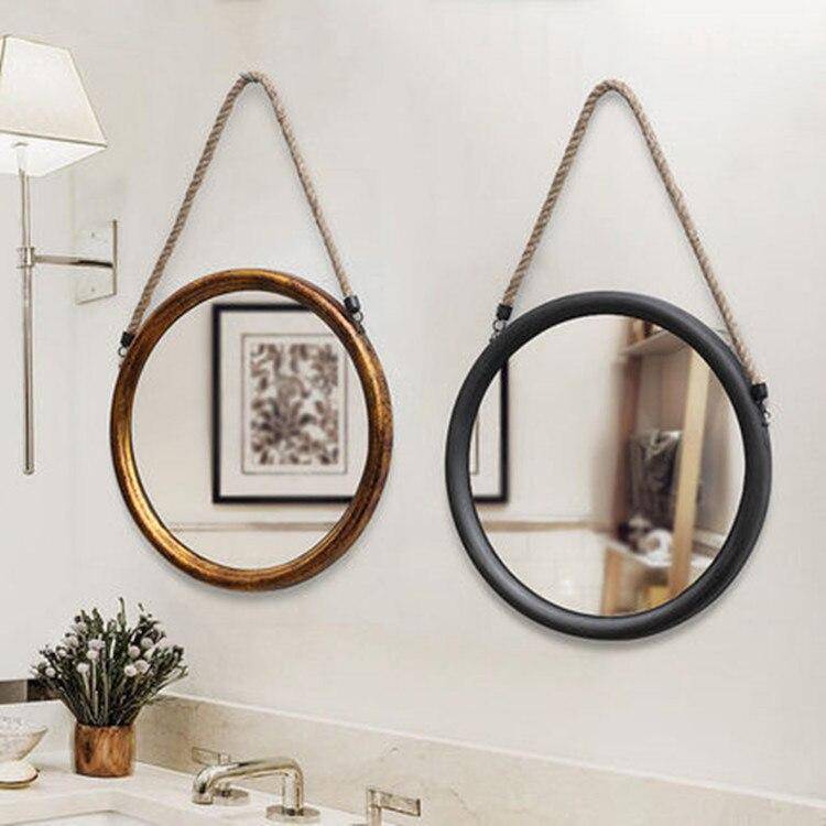 Miroir mural suspendu en forme de coeur Alloy - vue 3 sur 8