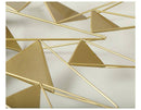 Grand miroir mural design à triangles 3D