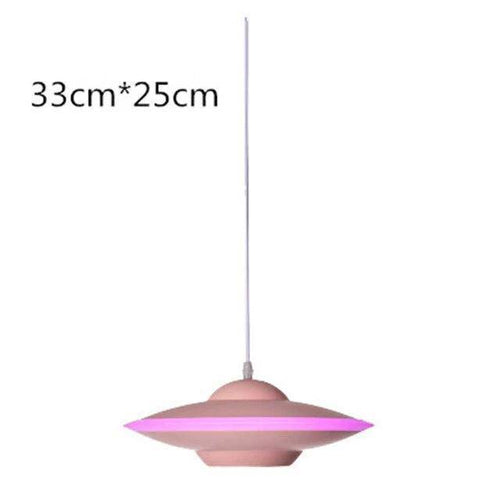 Suspension LED soucoupe volante colorée - vue 8 sur 14