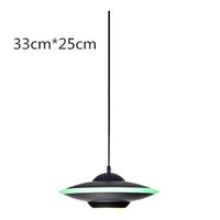 Suspension LED soucoupe volante colorée