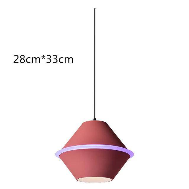 Suspension LED soucoupe volante colorée - vue 6 sur 14
