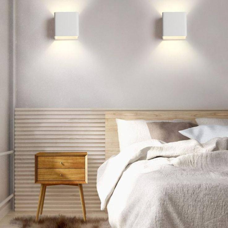 Applique murale cube coloré aux bords arrondis à LED - vue 3 sur 10